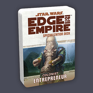 Star Wars Edge of the Empire: Specialization Deck - Colonist Entrepeneur (SALE) 