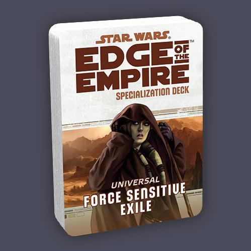 Star Wars Edge of the Empire: Specialization Deck - Universal Force Sensitive Exile (SALE) 
