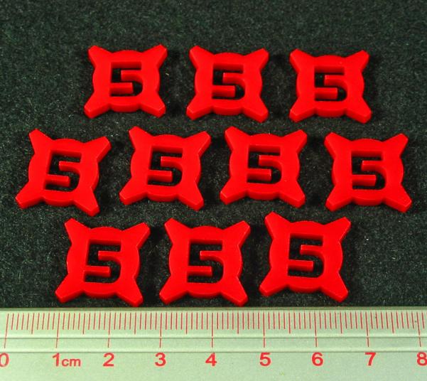 Star Wars Imperial Assault: 5 Damage Tokens (10) 