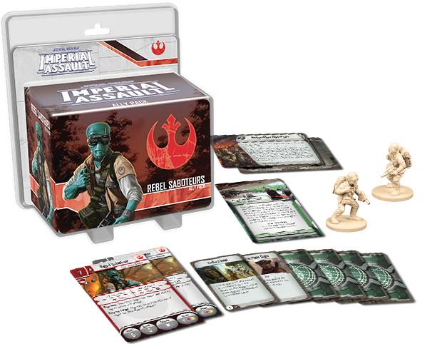 Star Wars Imperial Assault: Rebel Saboteurs Ally Pack 