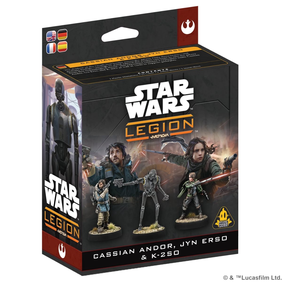 Star Wars Legion: Cassion Andor, Jyn Erso & K-2SO 