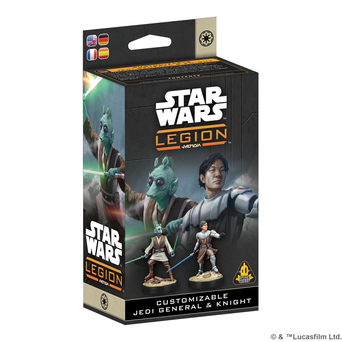 Star Wars Legion: Customizable Jedi General and Knight 