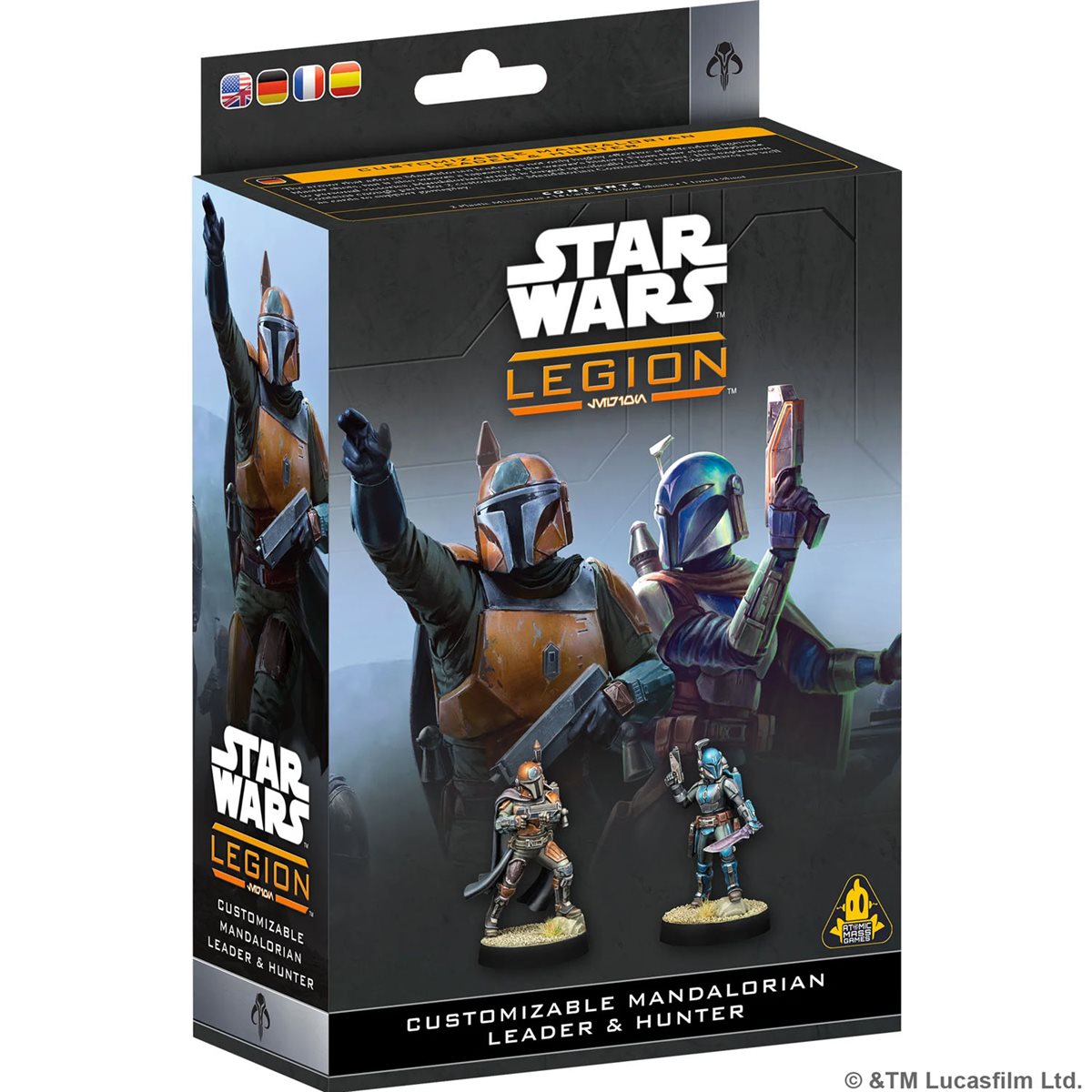 Star Wars Legion: Customizable Mandalorian Leader and Hunter 
