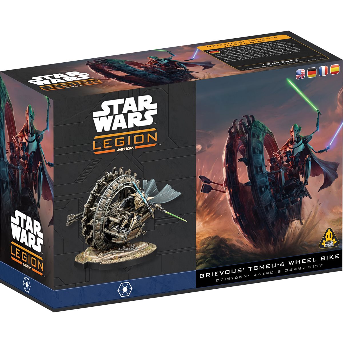 Star Wars Legion: General Grevious On Wheel Bike 