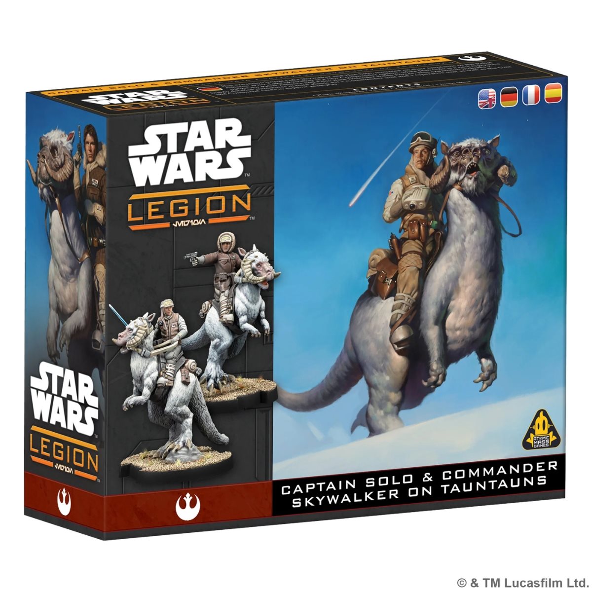 Star Wars Legion: Han Solo & Luke Skywalker on Tauntaun 
