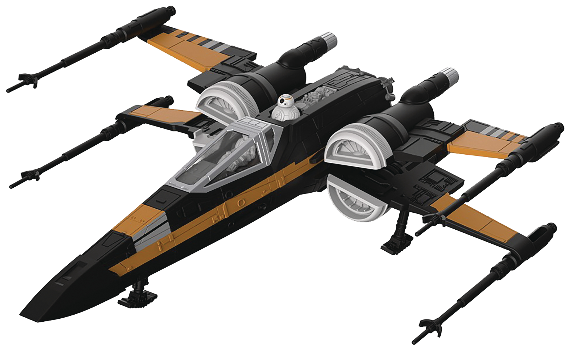 Star Wars: Poe Damerons Boosted X-Wing Fighter (Model Kit) 