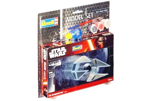 Star Wars: TIE Interceptor (Model Kit with Paint/Glue/Brush)  