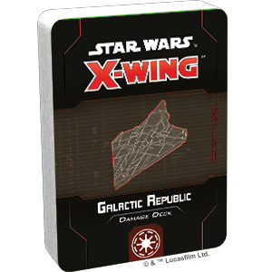 Star Wars X-Wing 2.0: GALACTIC REPUBLIC DAMAGE DECK 