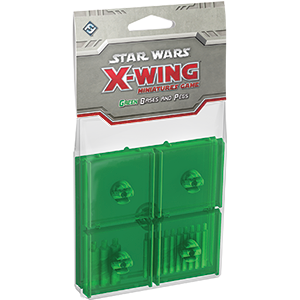 Star Wars X-Wing: Bases and Pegs- Green 