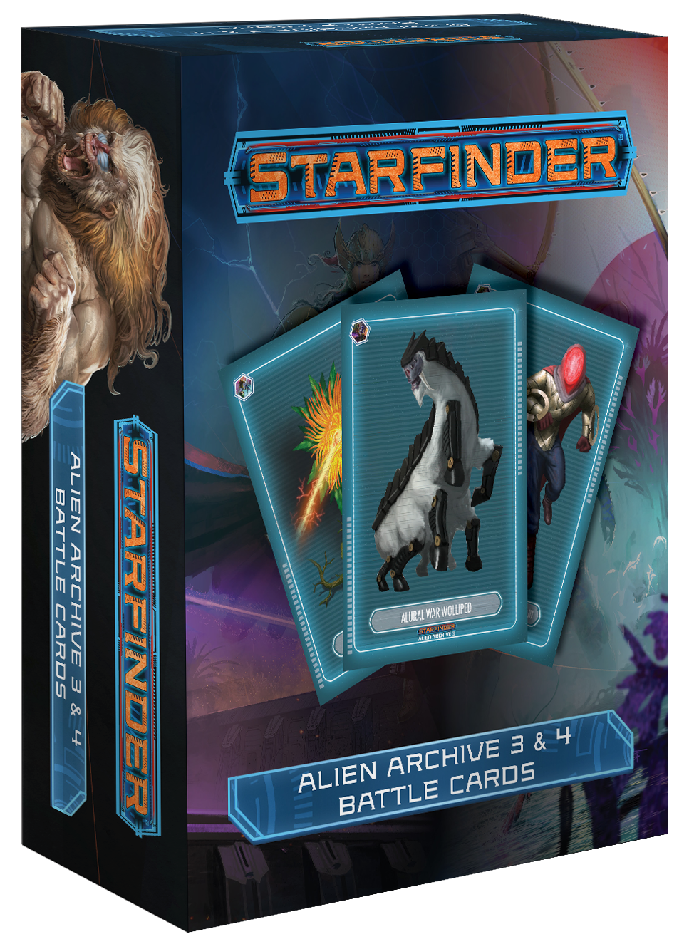 Starfinder: ALIEN ARCHIVE 3 AND 4 BATTLE CARDS 