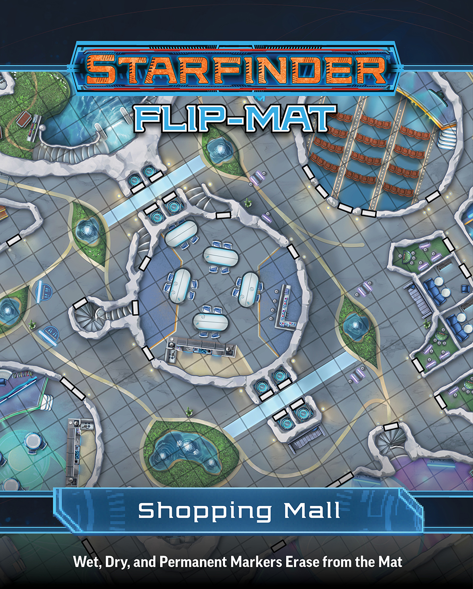 Starfinder: Flip Mat: Shopping Mall 