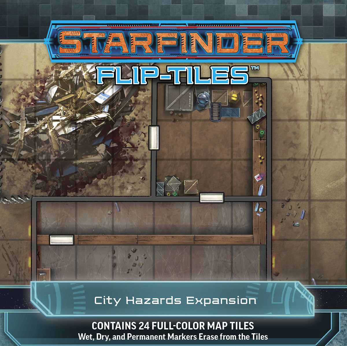 Starfinder Flip-Tiles: City Hazards Expansion 