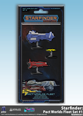 Starfinder: Miniatures- Pact Worlds Fleet Set 1 