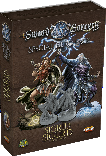 Sword and Sorcery: Special Hero Pack: Sigrid Sigurd Thane & Skald 