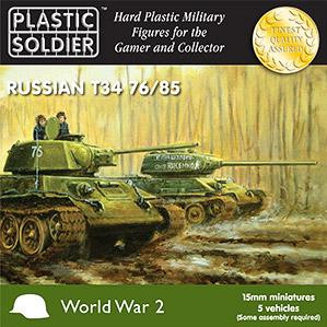 Plastic Soldier Company: 15mm Russian: T34 76/85 Tanks 