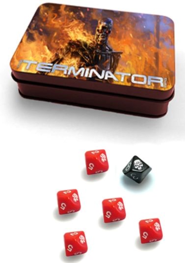 THE TERMINATOR RPG: LIMITED EDITION DICE TIN SET 
