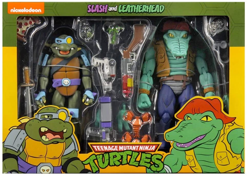 Teenage Mutant Ninja Turtles Cartoon 2pk : Series 3 - Slash and Leatherhead 