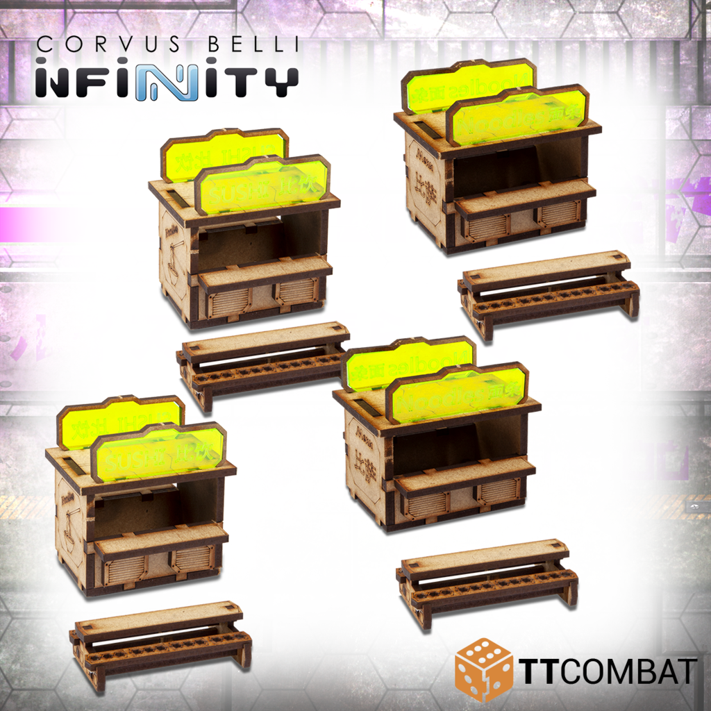 TT Combat Infinity Terrain: Food Stalls 