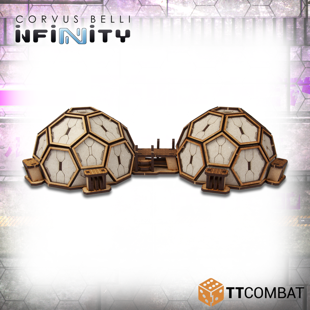 TT Combat Infinity Terrain: Geodesic Domes 