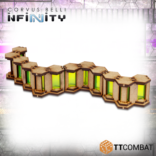 TT Combat Infinity Terrain: Neon Barricades 