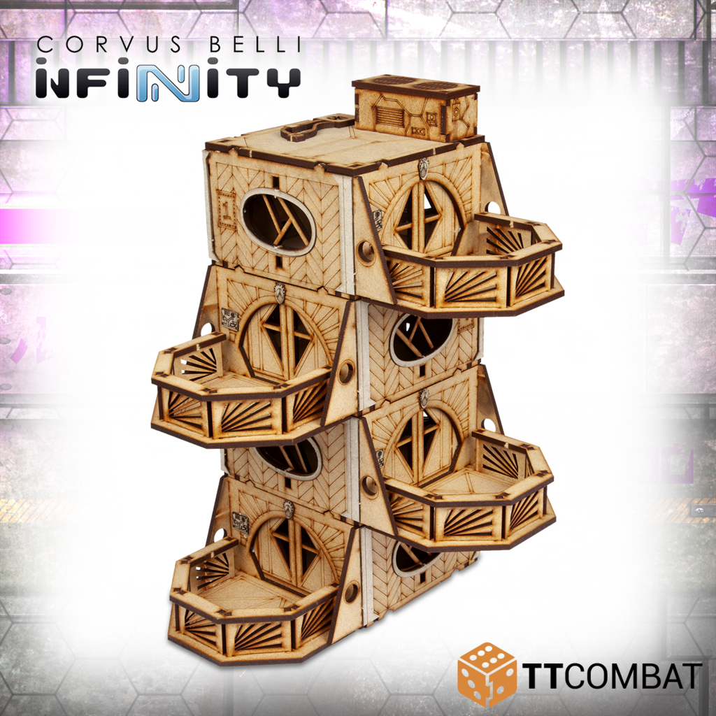 TT Combat Infinity Terrain: Prefab Housing Pods 