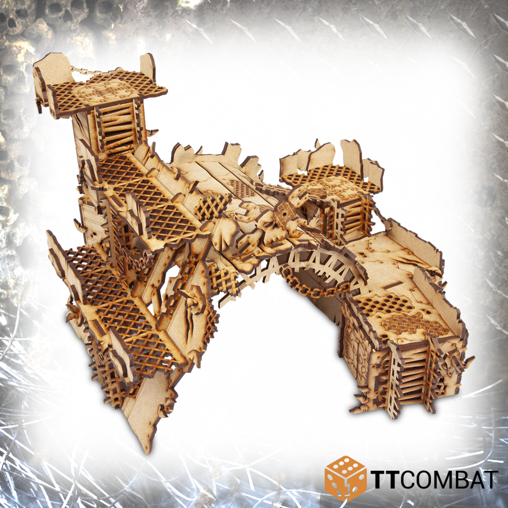 TT Combat: Sci-fi Orc Terrain - Orc Mek Garage 