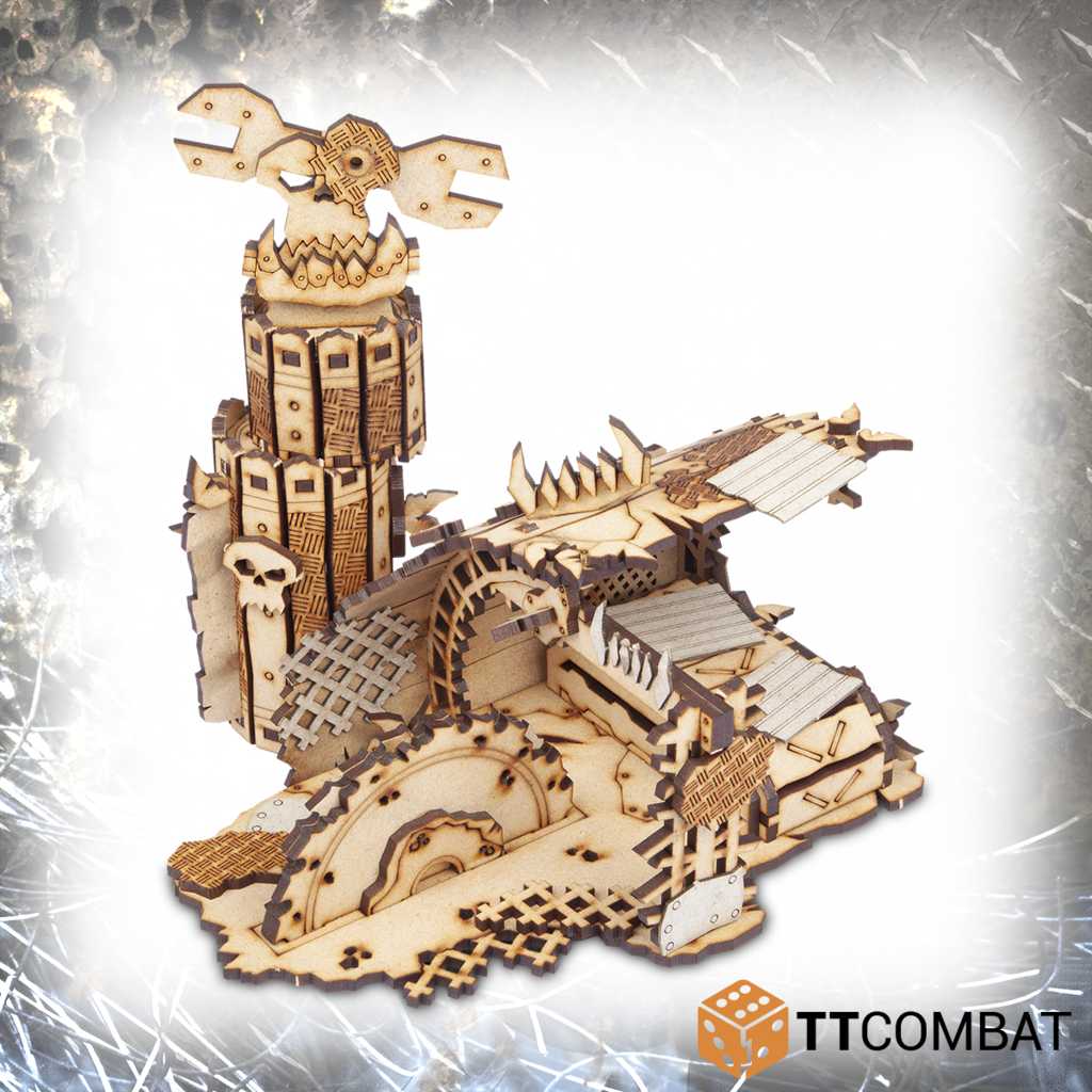 TT Combat: Sci-fi Orc Terrain - Orc Mek Shop 