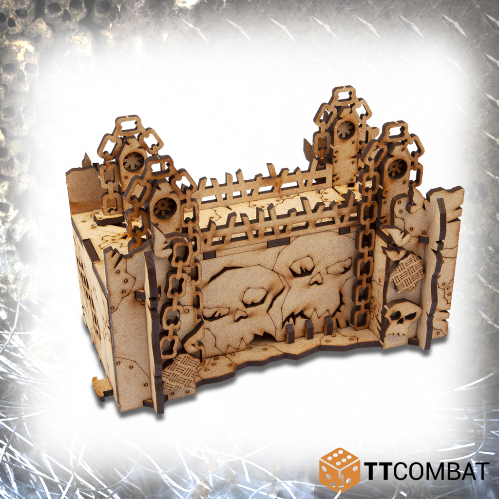 TT Combat: Sci-fi Orc Terrain - Orc Wall Gate 