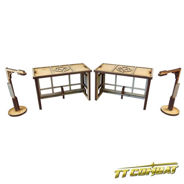 TT Combat Terrain: City Scenics - Bus Stop 
