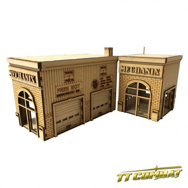 TT Combat Terrain: City Scenics - Mechanix Garage 