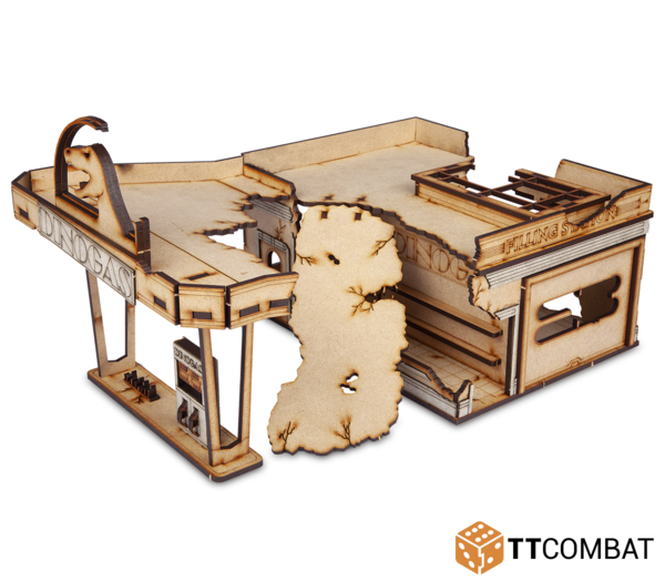 TT Combat Terrain: City Scenics - Ruined Dinogas Deluxe 
