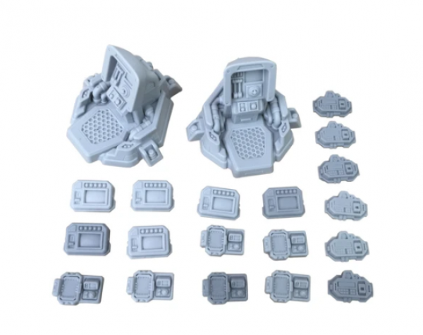 TT Combat Terrain: Industrial Hive- Control Panels 