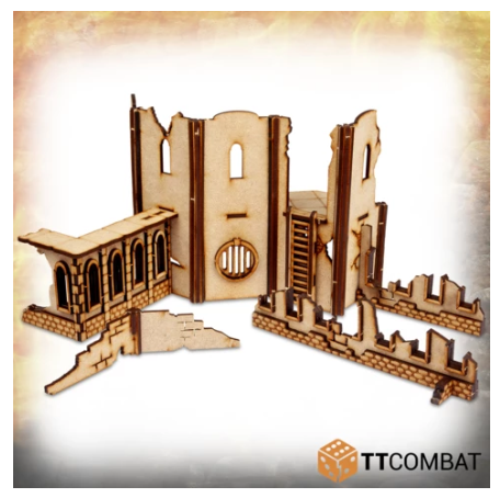 TT Combat Terrain: Savage Domain- Castle Town Walls 