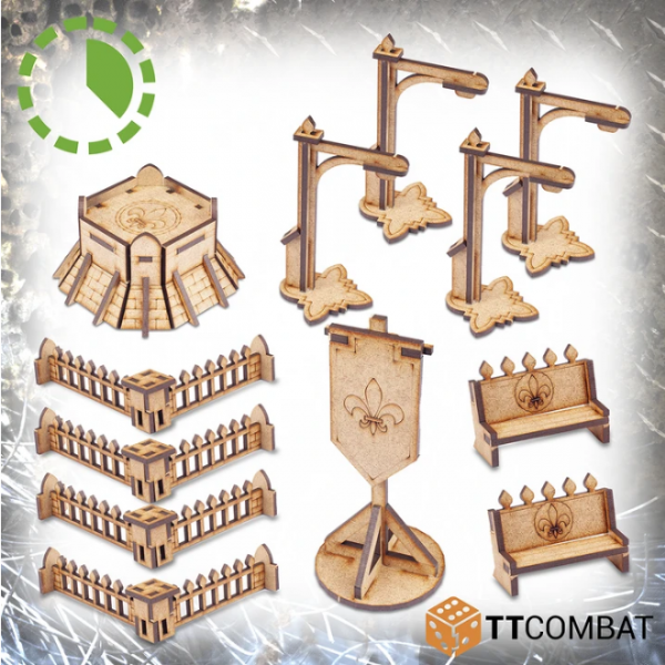 TT Combat Terrain: Sci-fi Scenics - Convent Accessories 