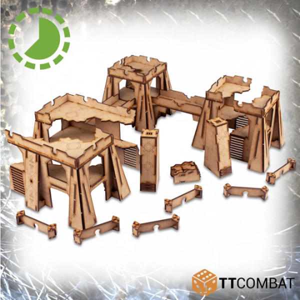TT Combat Terrain: Sci-fi Scenics - Cyber Sector 