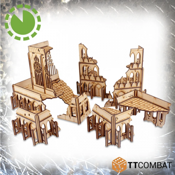 TT Combat Terrain: Sci-fi Scenics - Hallowed Ruins 
