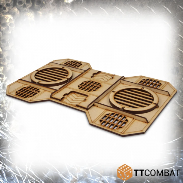TT Combat Terrain: Sci-fi Scenics - Municipium Sector Fan Platform 