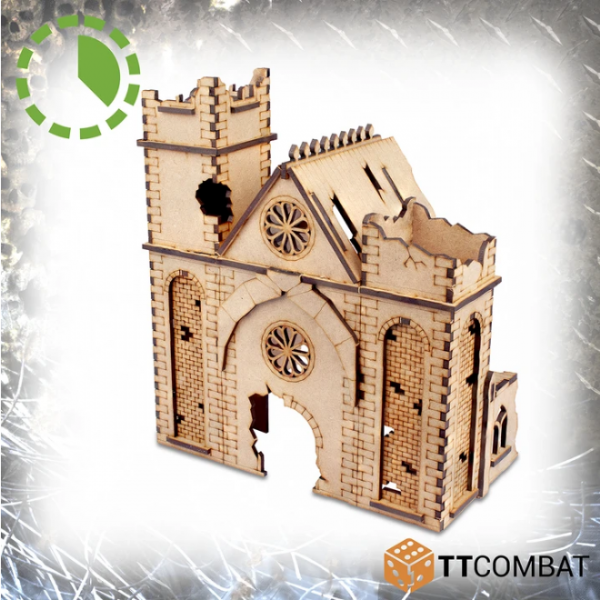 TT Combat Terrain: Sci-fi Scenics - Ruined Convent Abbey 