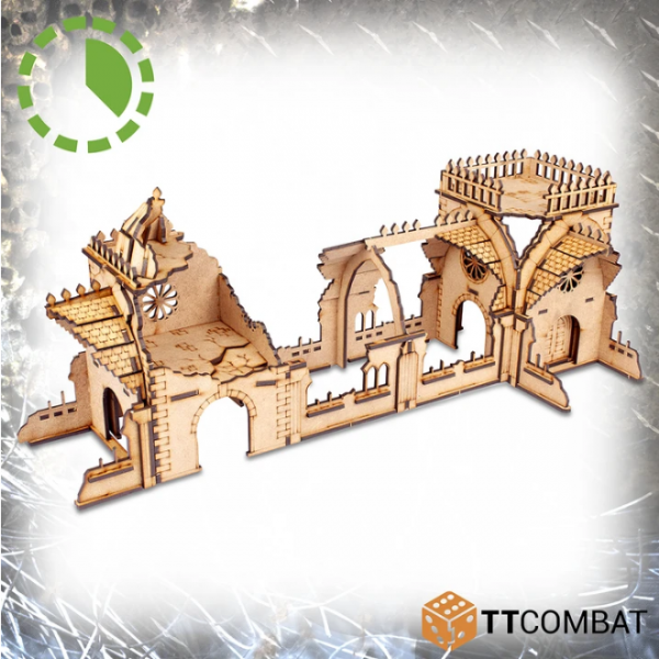TT Combat Terrain: Sci-fi Scenics - Ruined Convent Ambulatory 