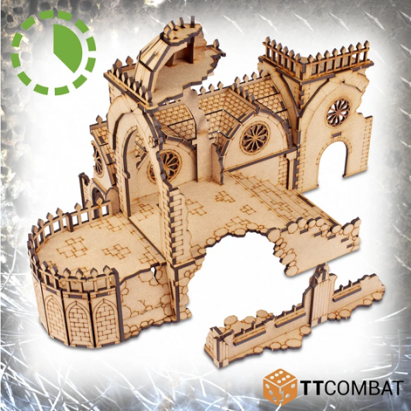 TT Combat Terrain: Sci-fi Scenics - Ruined Convent Pulpit 