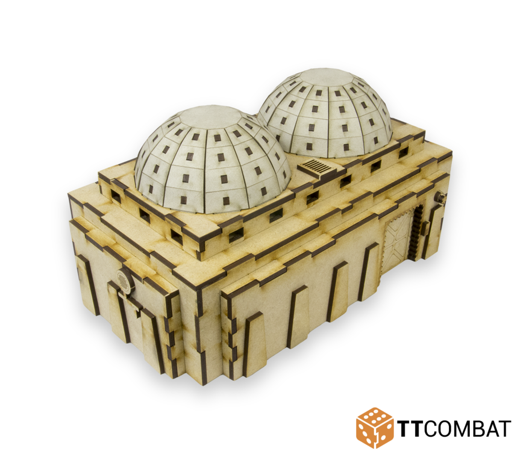 TT Combat Terrain: Sci-fi Scenics - Sandstorm Double Dwelling 