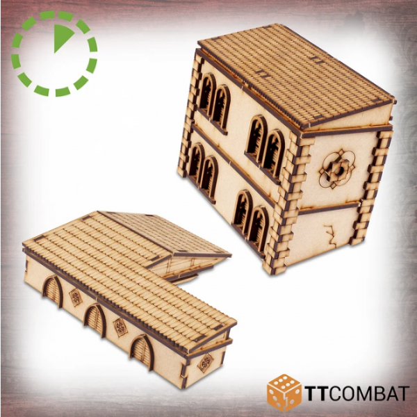 TT Combat Terrain: Streets of Venice- Large Sunken Buildings 