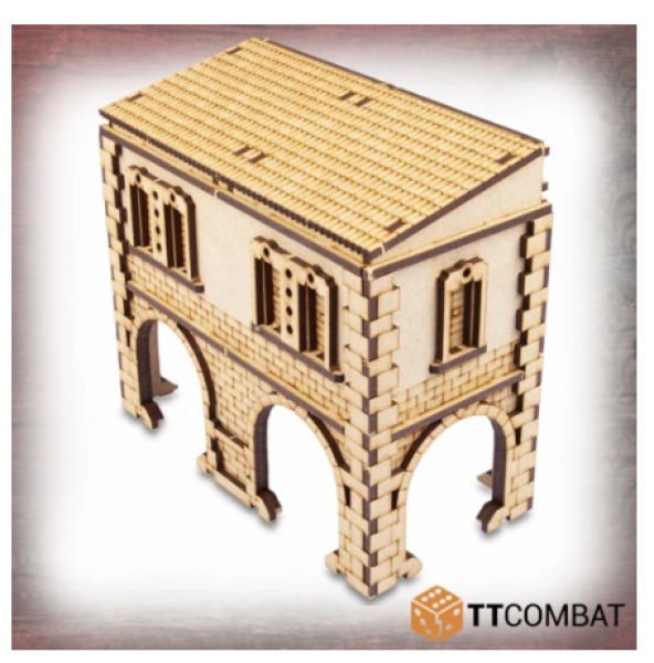 TT Combat Terrain: Streets of Venice- Modular Casa Arcata Iseppa 