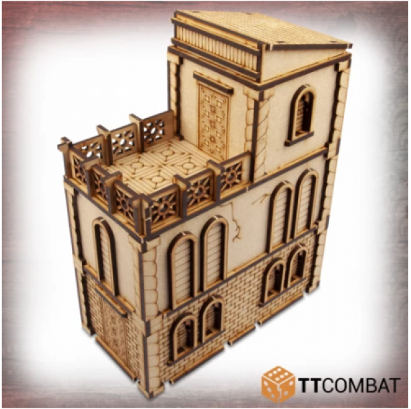 TT Combat Terrain: Streets of Venice- Modular Casa Balcone Hortensa 