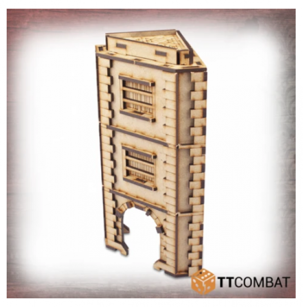 TT Combat Terrain: Streets of Venice- Modular Villetta Arcata Angolo Nicolosa 