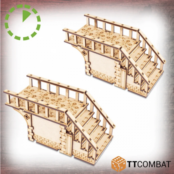 TT Combat Terrain: Streets of Venice- Modular Villetta Ponte Wanda 