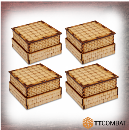 TT Combat Terrain: Streets of Venice- Raised Small Streets 