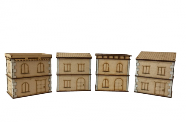 TT Combat Terrain: Streets of Venice- Simple Venetian Houses 