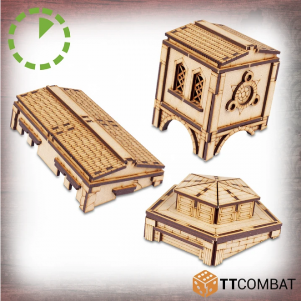 TT Combat Terrain: Streets of Venice- Small Sunken Buildings 