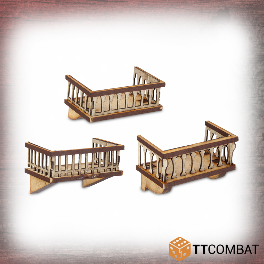 TT Combat Terrain: Streets of Venice- Venetian Balconies 